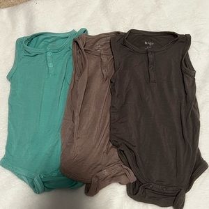 BUNDLE 3 Kyte Baby sleeveless onesies 3-6